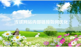浅谈网站内部链接如何优化