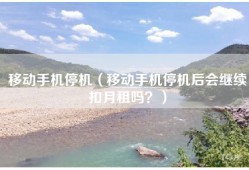 移动手机停机（移动手机停机后会继续扣月租吗？）