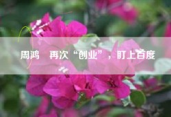 周鸿祎再次“创业”，盯上百度