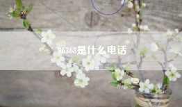 96368是什么电话