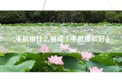 手机由什么组成（手机哪款好）