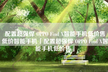 配置超强悍 OPPO Find X智能手机低价售低价智能手机「配置超强悍 OPPO Find X智能手机低价售」 配置超强悍 OPPO Find X智能手机低价售低价智能手机「配置超强悍 OPPO Find X智能手机低价售」